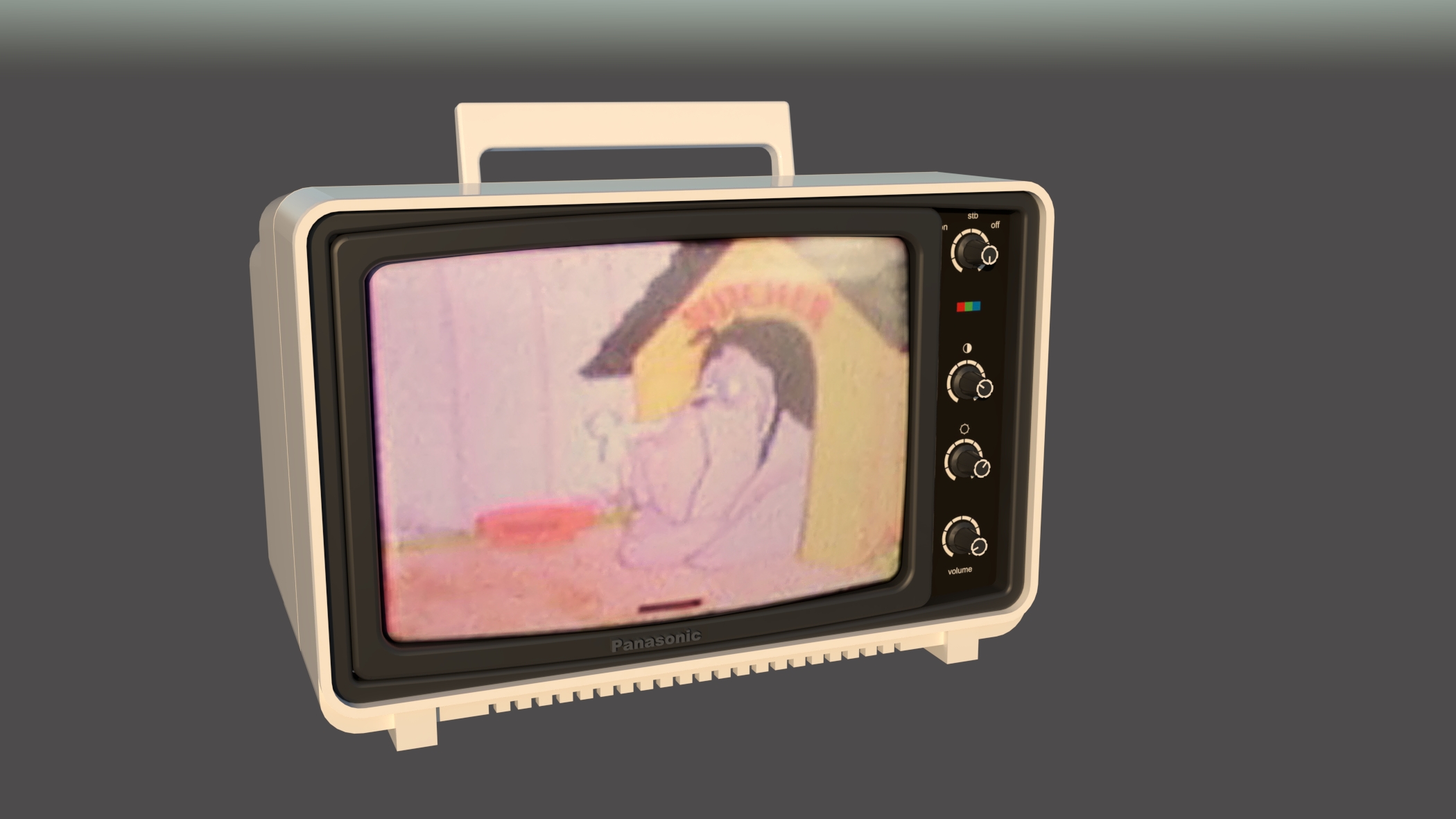 Panasonic portable TV
