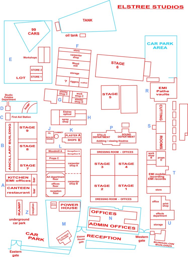 Elstree Studio plan